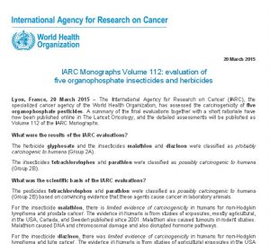 World Health Organization International Agency for Research on Cancer indicating glyphosate is “probably” carcinogenic to humans. The Wisconsin Personal Injury Law Firm of Keberle, Patrykus & Laufenberg Is Helping Families Harmed By Roundup Obtain Compensation Lawsuits from Exposure to the Chemicals in Roundup Weed Killer Causing Cancer, Lymphoma, Multiple Myeloma